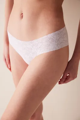 INVISIBLE LASER CUT LACY CHEEKY HIPSTER PLQVED0224IY